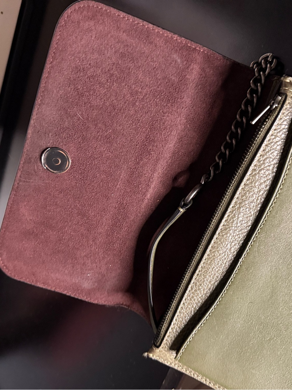 Coach Klare suede and leather Crossbody Bag - Picture 14 of 16